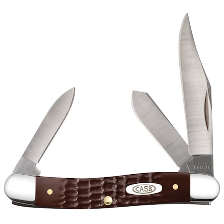 Case Cutlery Knife, Wk Brown Medium Stockman 00217